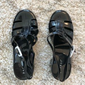 Black Jelly Shoes by Bamboo